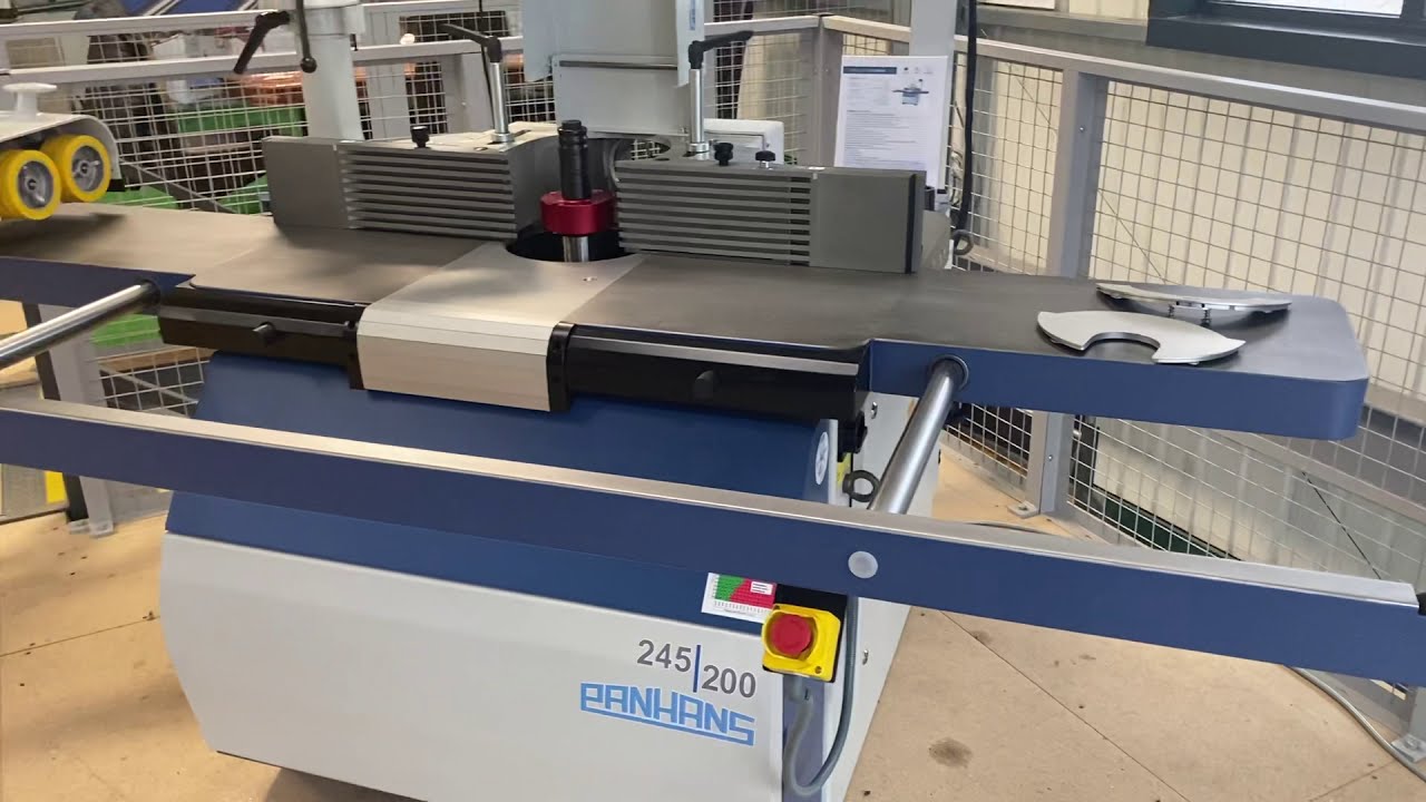 Panhans 245 tilting spindle moulder with programmable touchscreen control