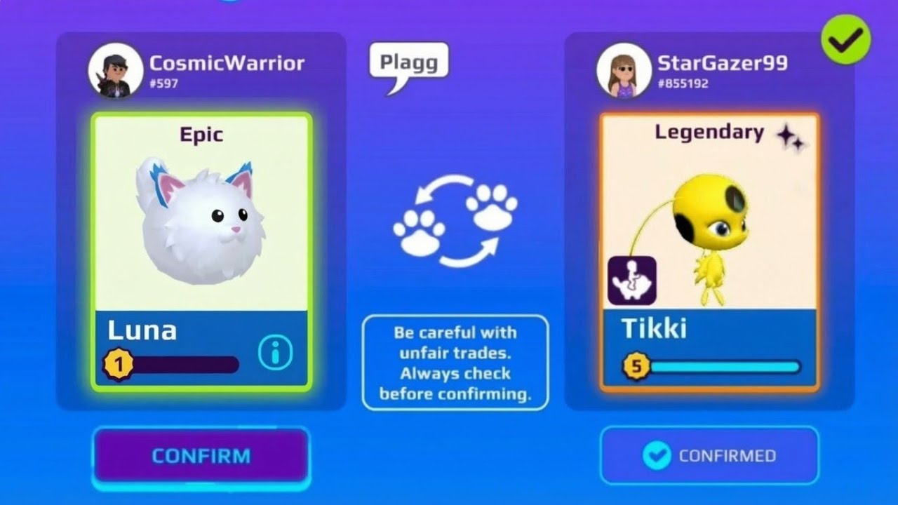 Trading Legendary Pet (PKXD GIFT)PK XD PET TRADE Part04 #pkxd #pkxduniverse 