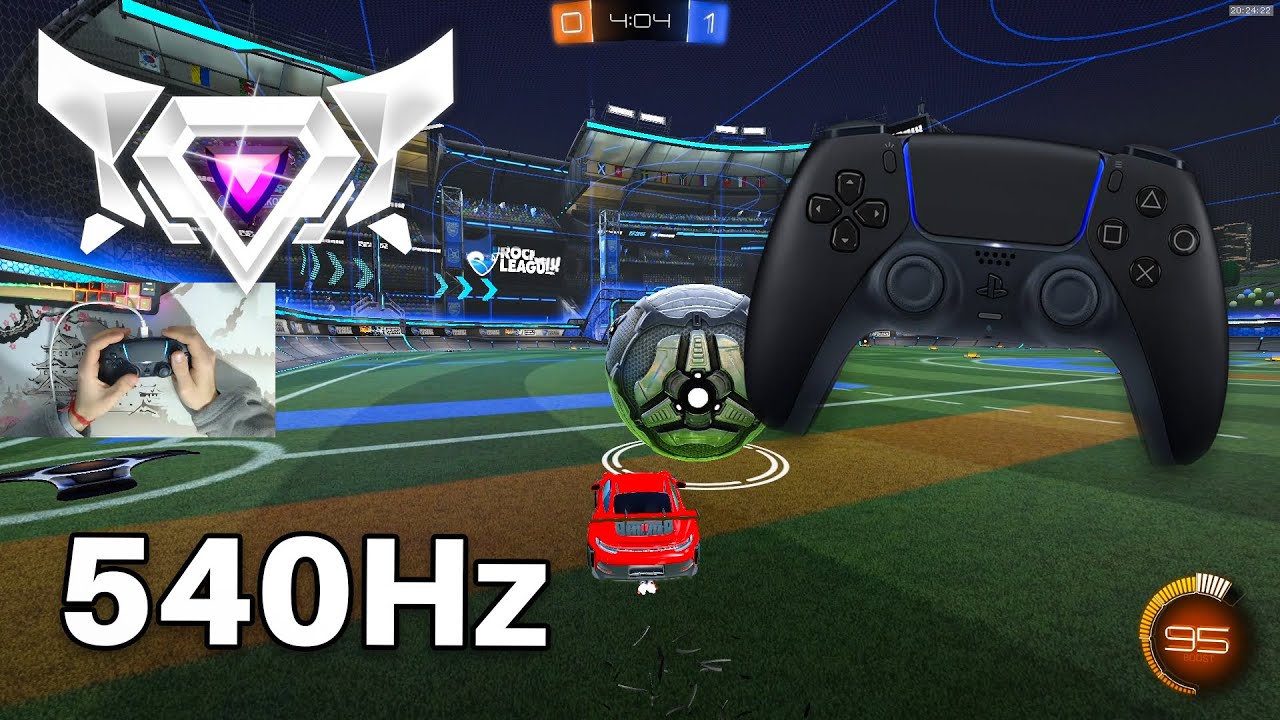 PS5 Controller ASMR 😴 Rocket League Ranked 🏆 Satisfying 360 FPS 4K
