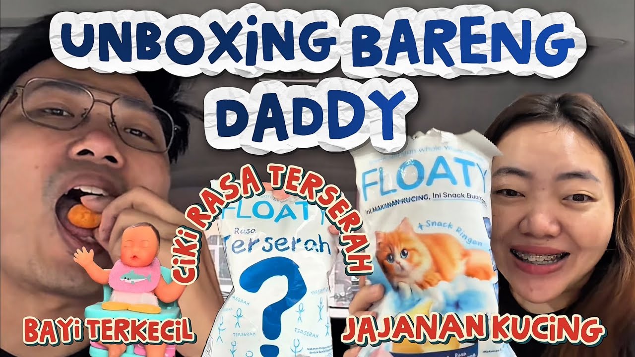 UNBOXING BARANG UNIK SAMA DADDY #dewivanow #unboxing #barangunik #jajananunik 