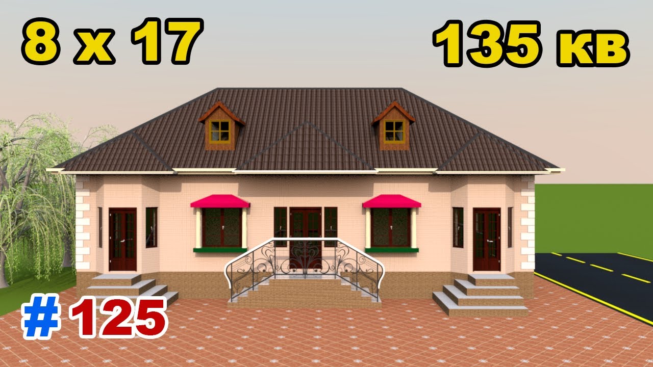 ✅  Замонавий 6 Хонали Ихчам Уй Проекти | 125-Вариант