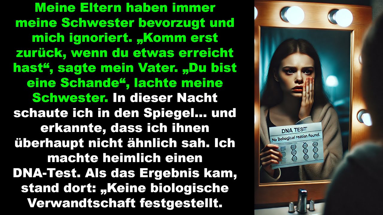 Meine Familie verstieß mich. Ein DNA-Test enthüllte: Keine biologische Verwandtschaft.