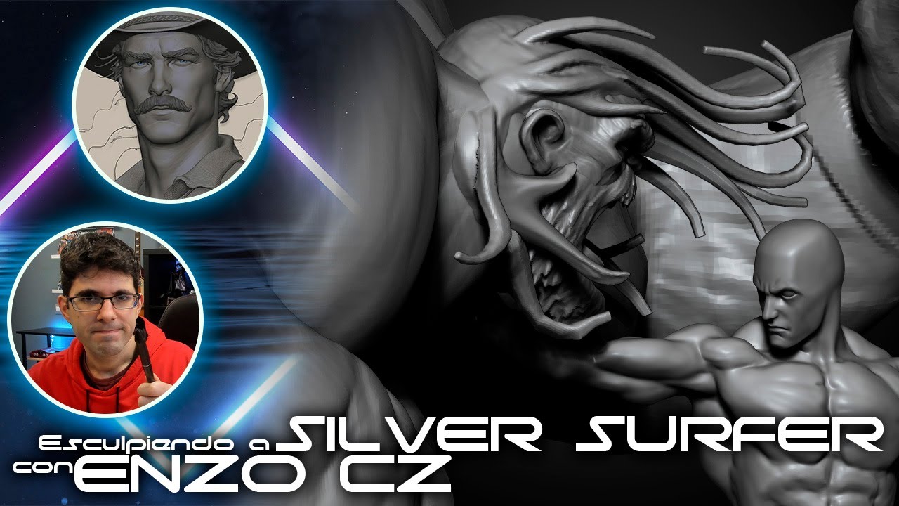 Esculpiendo MI PRIMER DIORAMA en Directo con ENZO CZ | HULK vs Silver Surfer - Parte 1