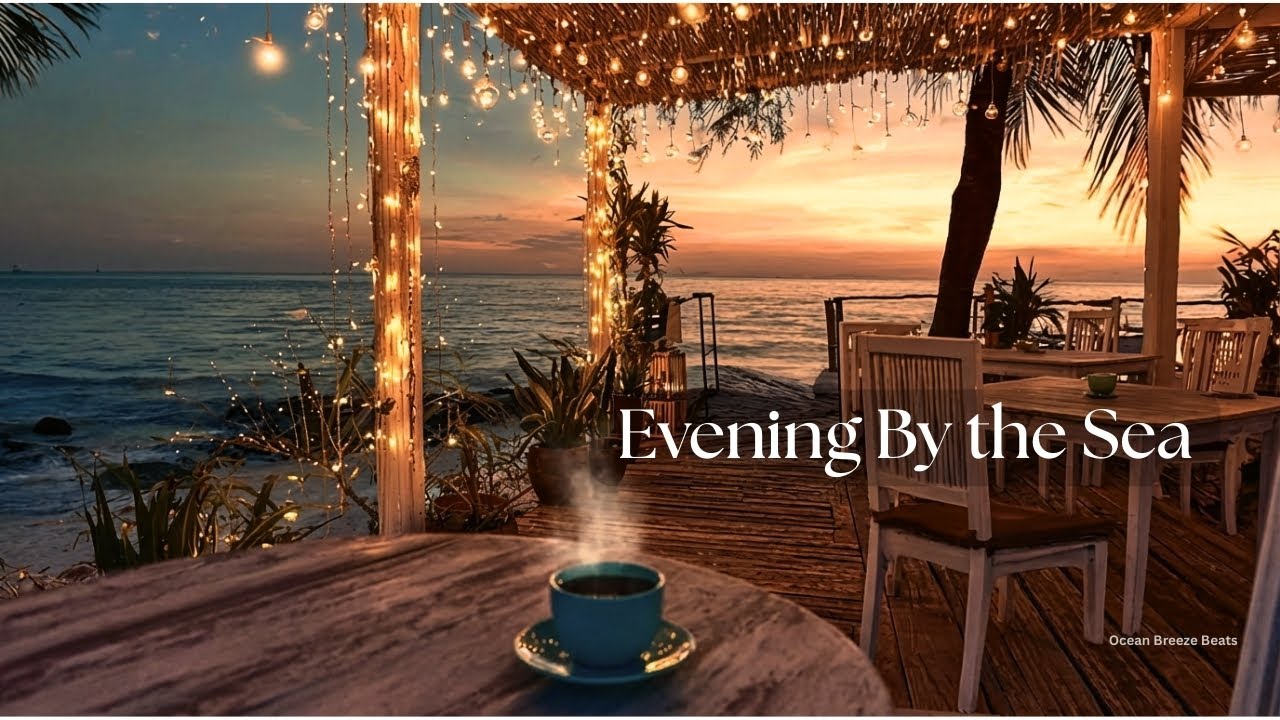 Seaside Café at Sunset 🌊 Lofi Beats to Relax & Unwind