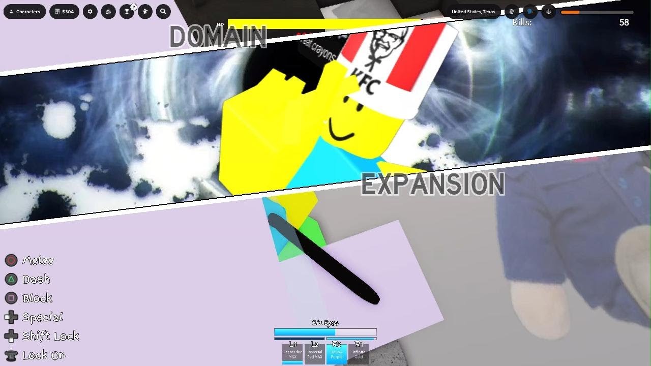 Roblox jjs frying ppl with honored one
