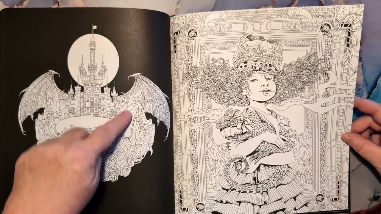 Lisa Aisato´s Strange and Amazing Colouring Book - listování