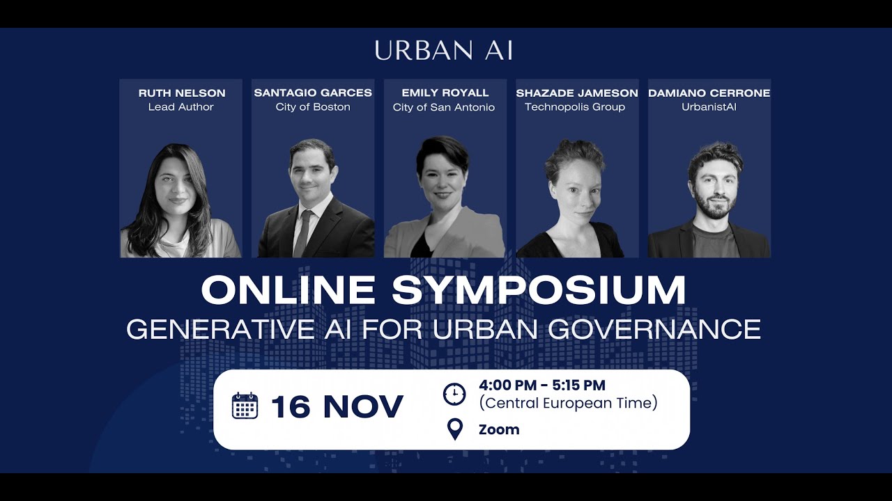 Generative AI for Urban Governance - Online Symposium
