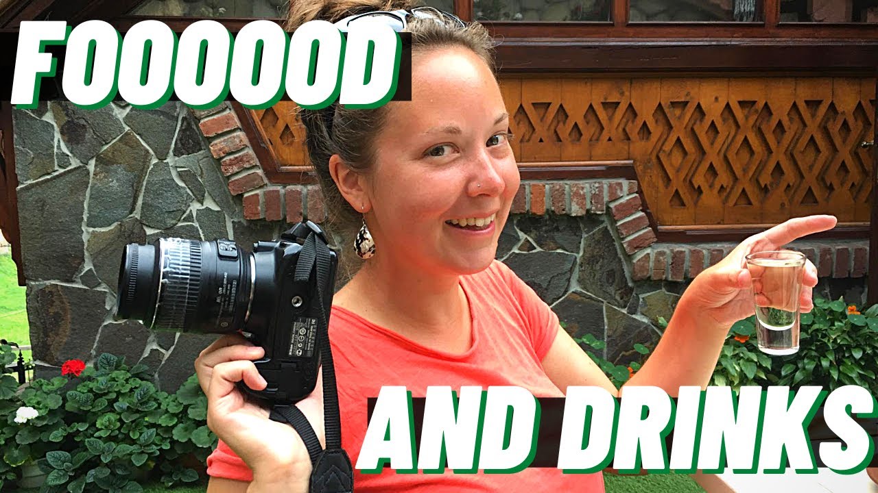 UKRAINIAN FOOD in the Carpathian Mountains + Ukrainian MOONSHINE || Українська кухня