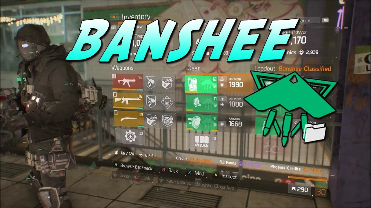 The Division-1.8.2-1.8.3 Banshee shredder Build part 1