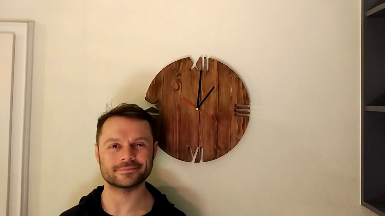 Wooden Wall Clock | Drewniany Zegar Ścienny | DIY