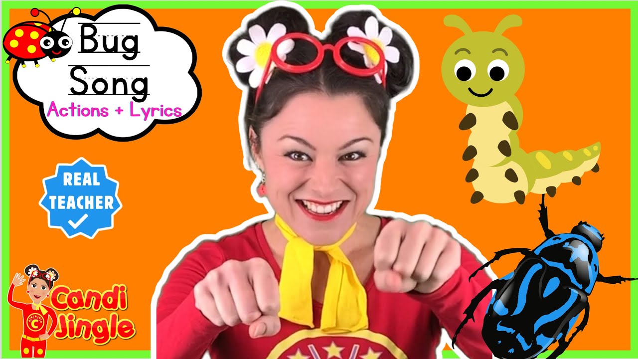 Bugs | Nursery Rhymes + Kids Songs | Funny Kids Game | Learn with Teacher