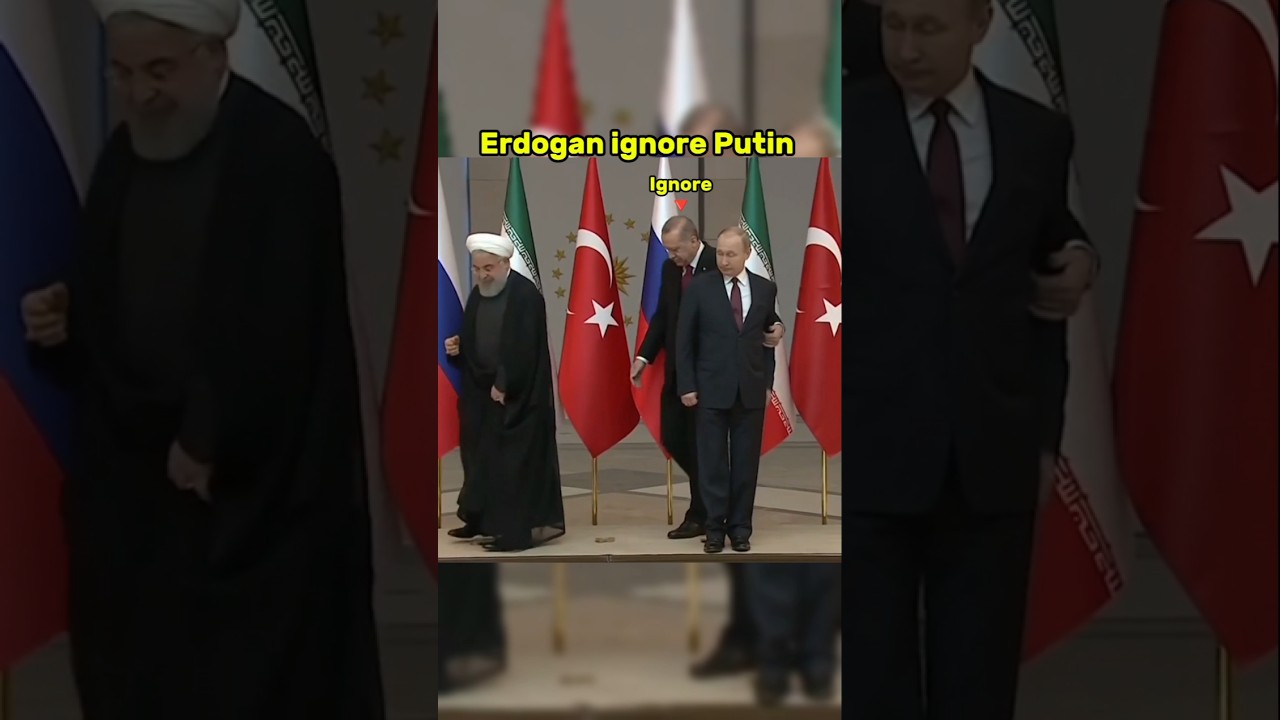 Erdogan ignore Putin #putin #erdoğan #russia #turkey #iran