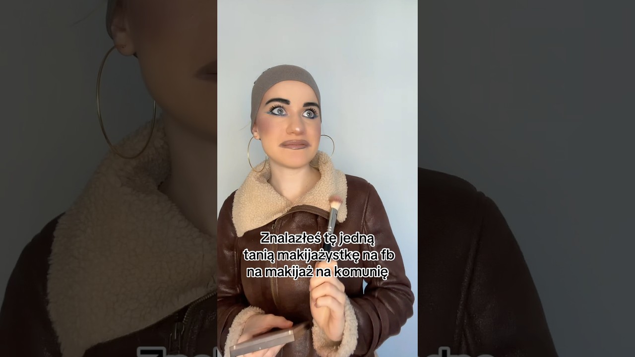 Znalazłeś tę jedną tanią makijażystkę na fb #parodia #makeup #komedia #komunia #makeuphacks #funny