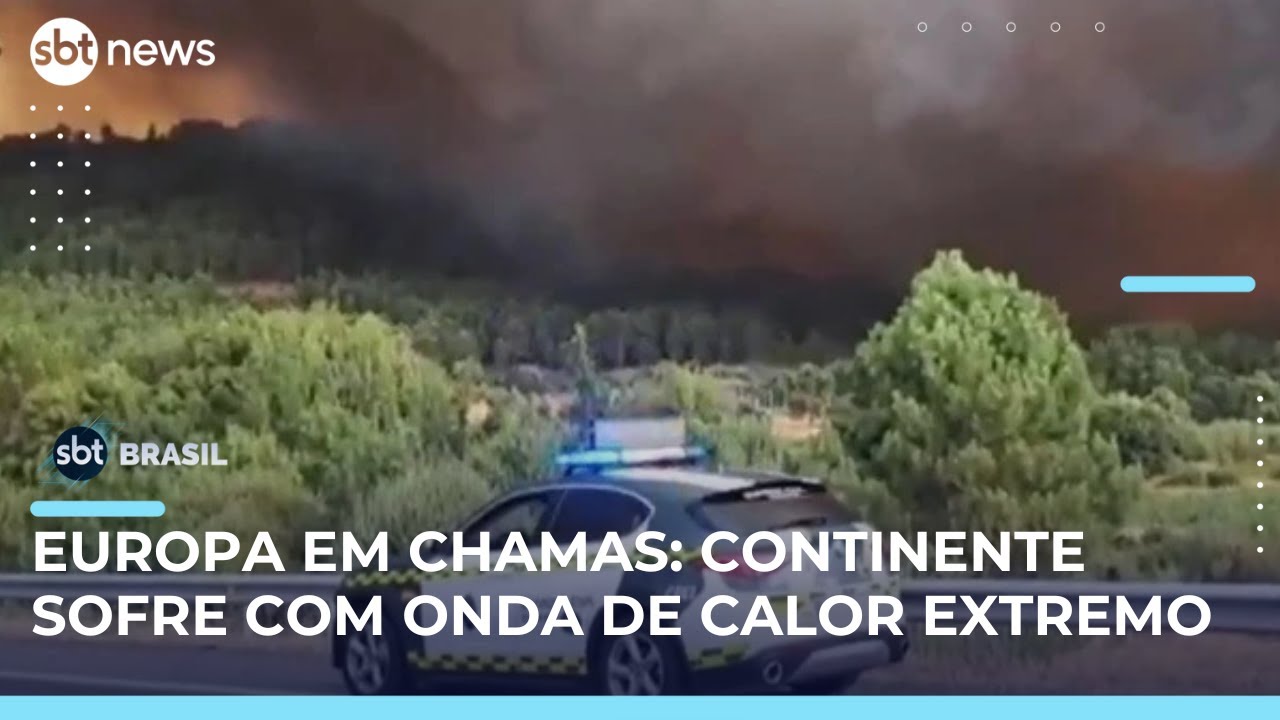 Onda de calor extremo provoca inc&ecirc;ndios na Europa | #SBTBrasil