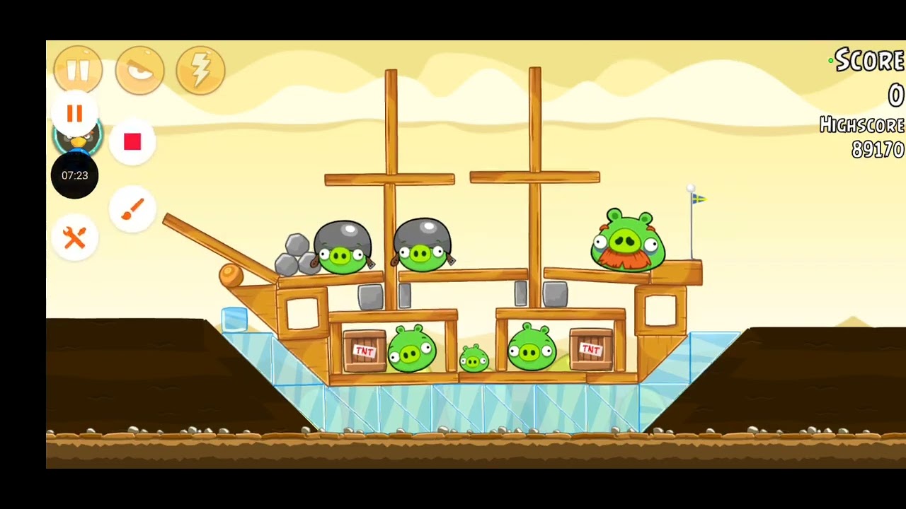 Let's Play Angry Birds Mighty Eagle #5 Ep44