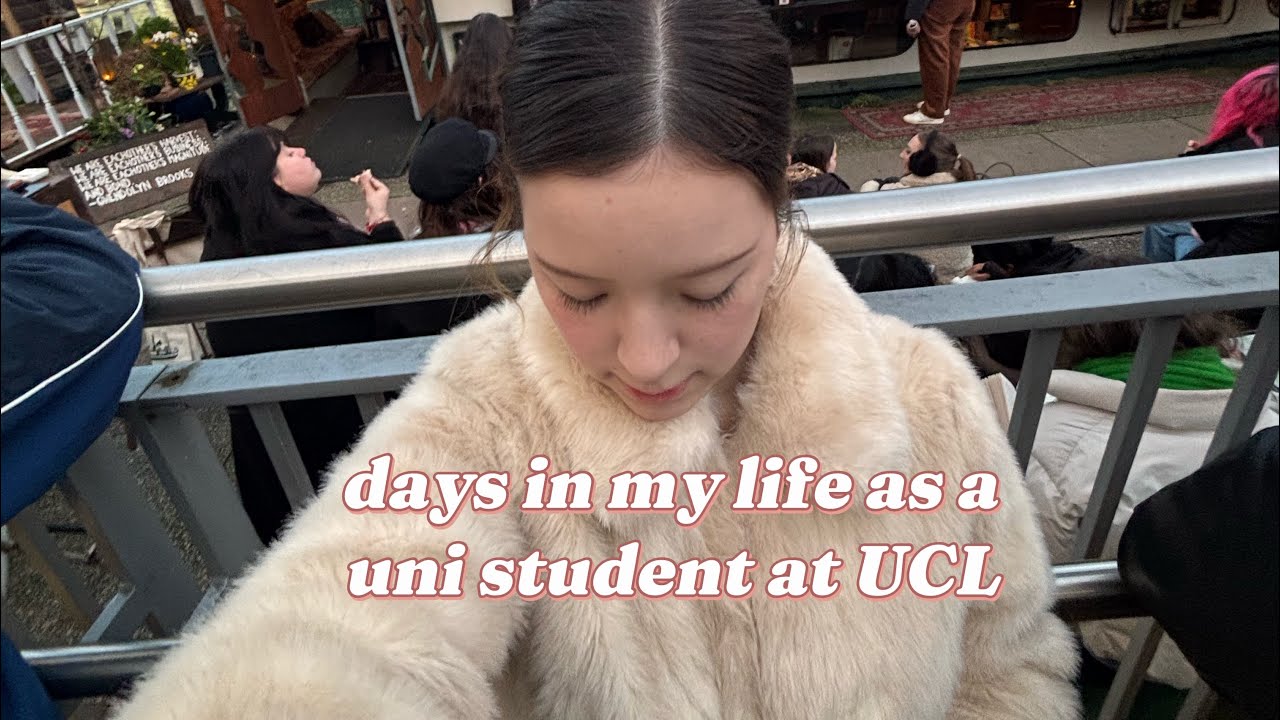 できれば私もメイクなんて辞めたい【days in my life as an exchange student at UCL 】🧸🎀🛏️