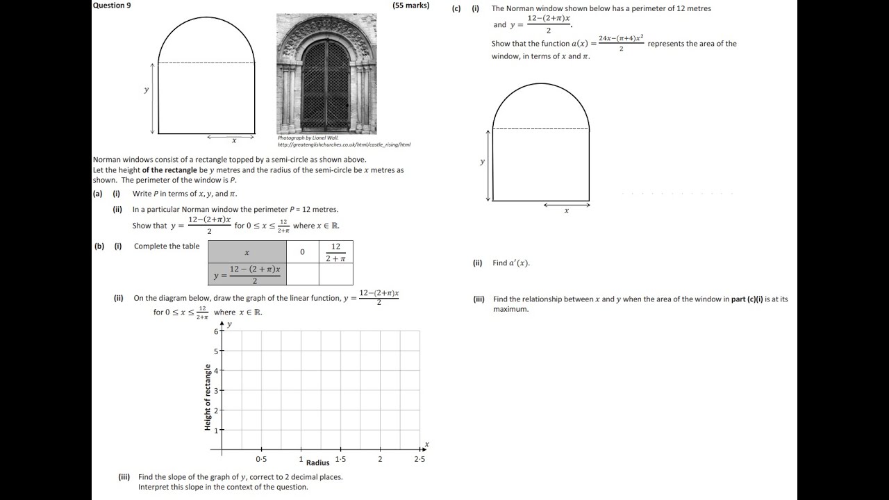 Question 9 solutions for paper 1 2019 leaving cert higher level