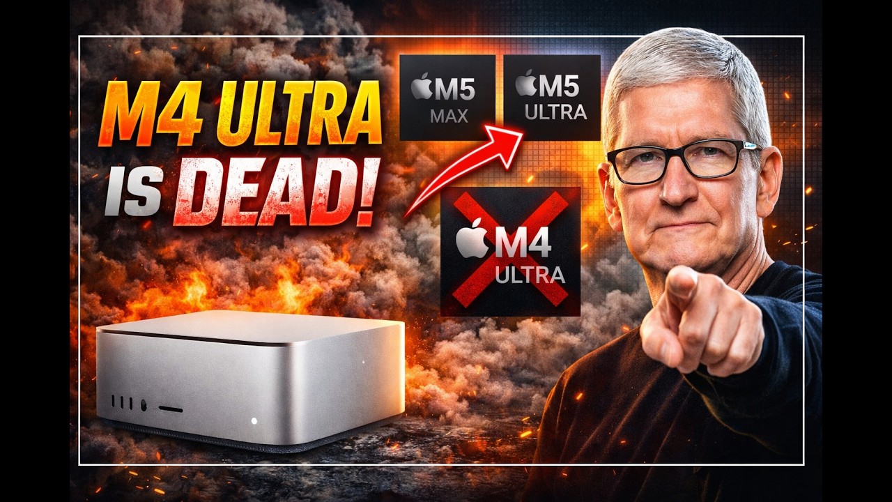 Утечка информации о Mac Studio для Mac Mac5 Ultra: не покупайте Mac в 2026 году, пока не увидите ...
