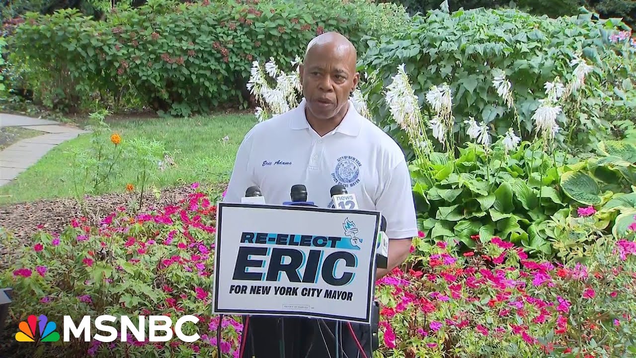 Mayor Eric Adams makes an announcement about the future of his NYC mayoral campaign