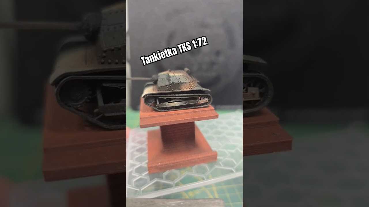 Tankietka TKS z druku 3D FDM 1:43 vs Żywica 1:72 #ww2 #druk3D #resinprint #3Dprinting
