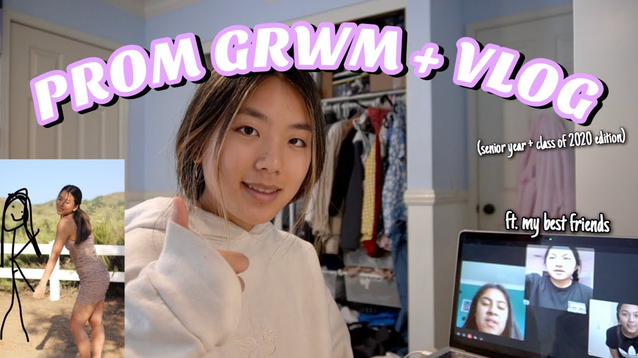 PROM GRWM + VLOG (senior year & with a twist)