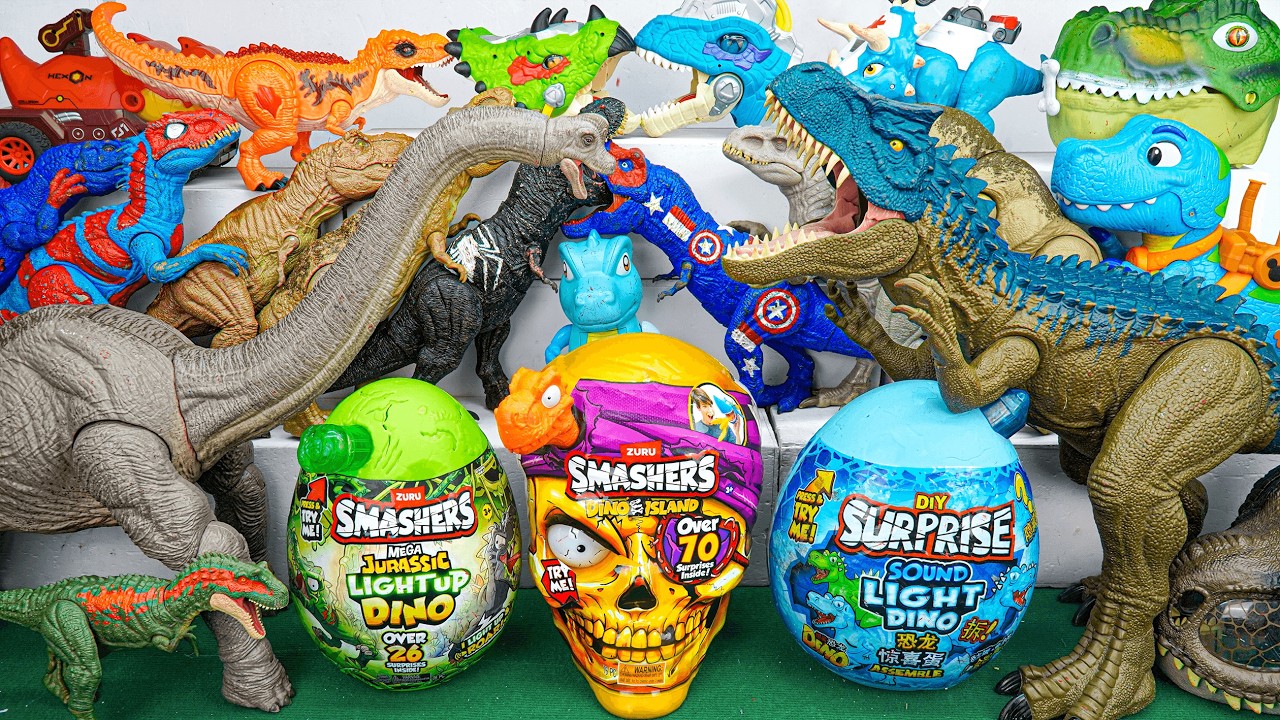 62 Minutes Satisfying with Unboxing Jurassic World Dinosaur Toy Collection ASMR | Review Toys