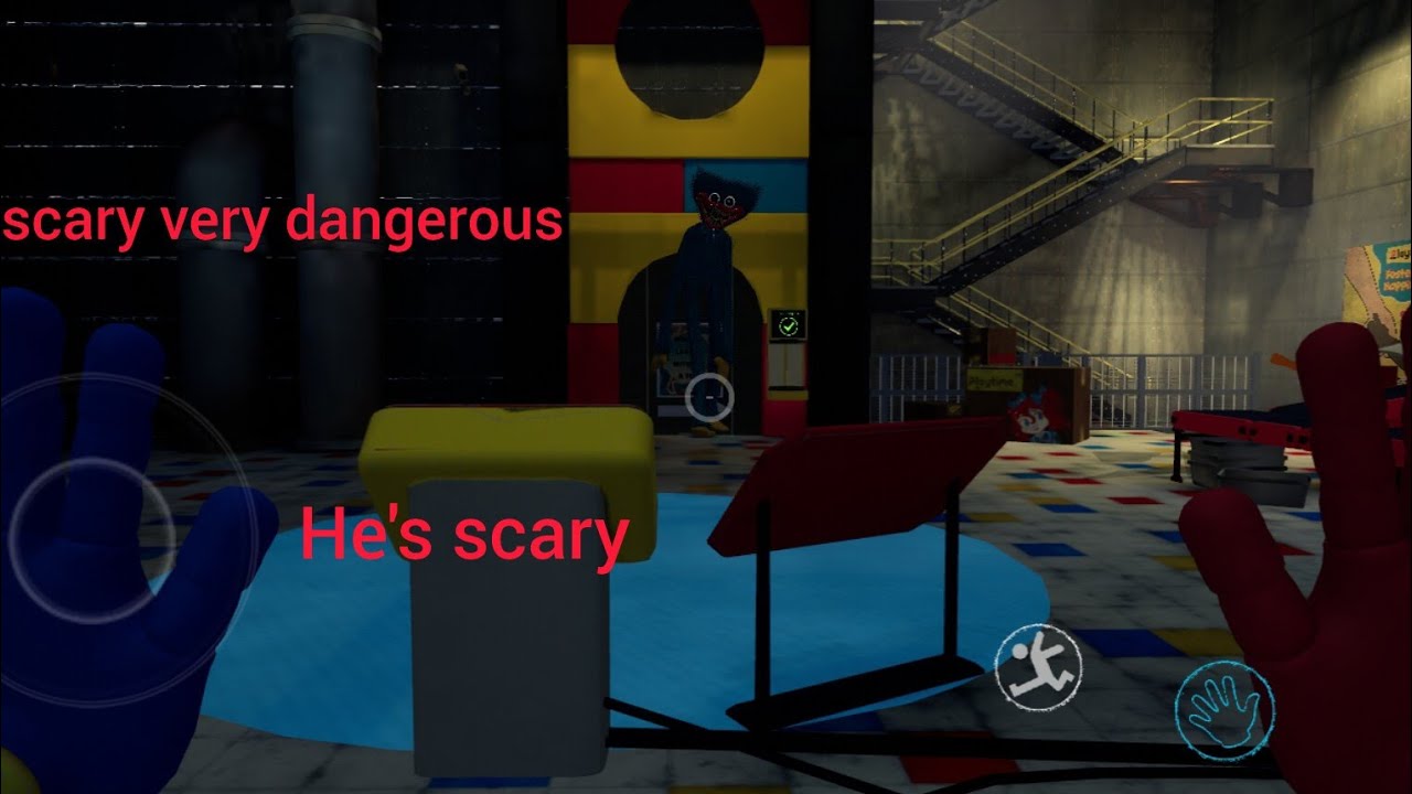 Got lost in a factory where huggy wuggy almost gave me a heart attack. First video with voice but AI