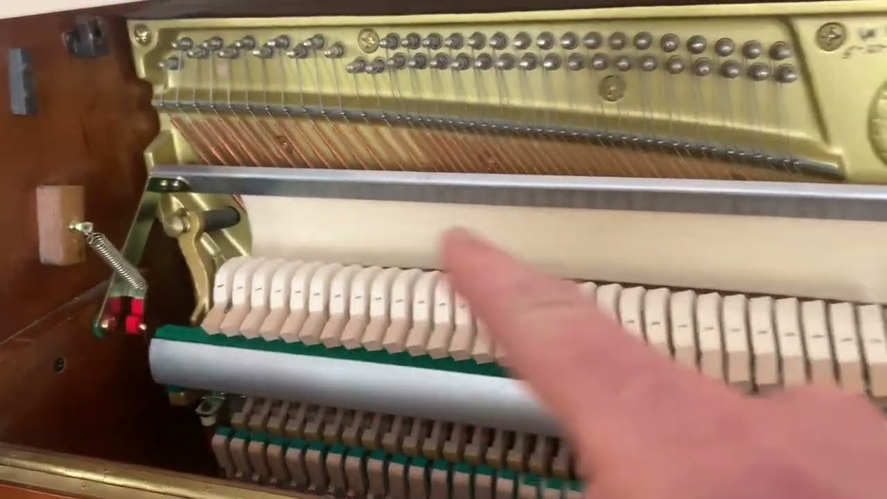 Yamaha Piano Practice Pedal (Mute Rail) Repair