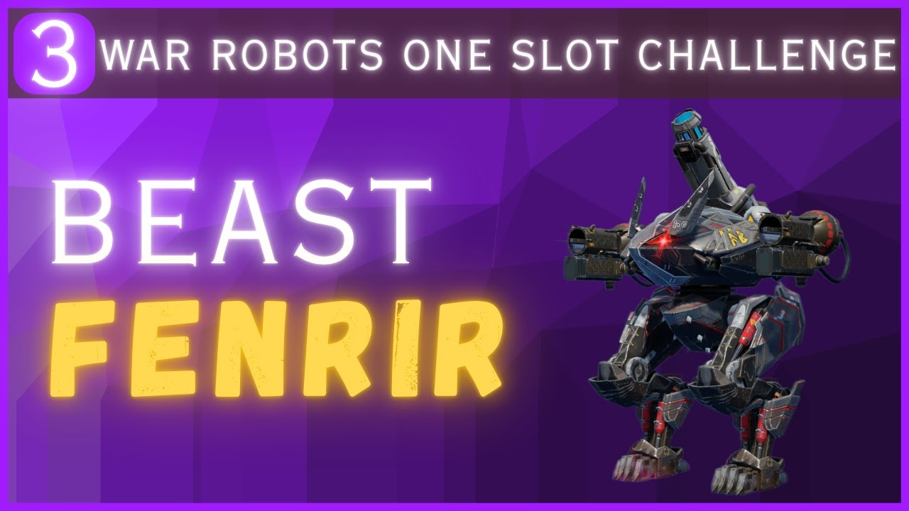 The OG Fenrir Build |War Robots One Slot F2P Episode 3| 4k TheCurvyRuby Gameplay #warrobots #f2p