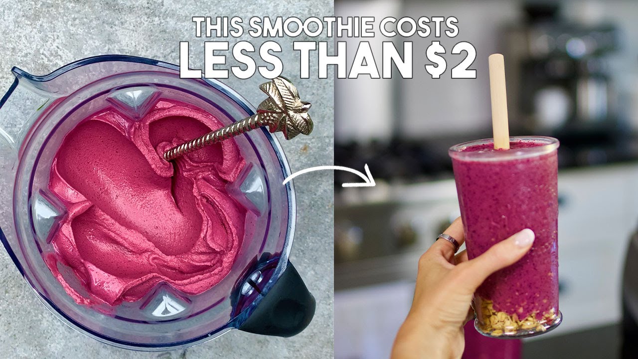HOW TO MAKE A CHEAP SMOOTHIE!