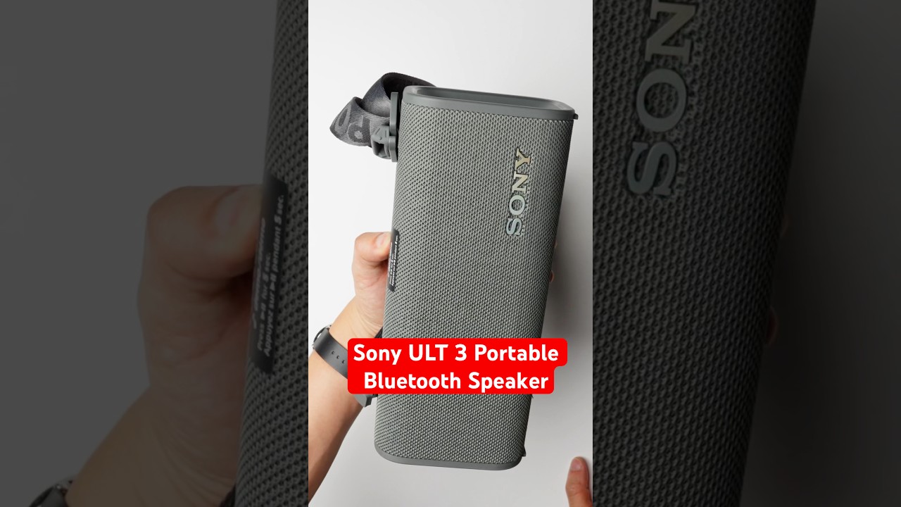 Sony ULT Field 3 Portable Bluetooth Speaker Unboxing
