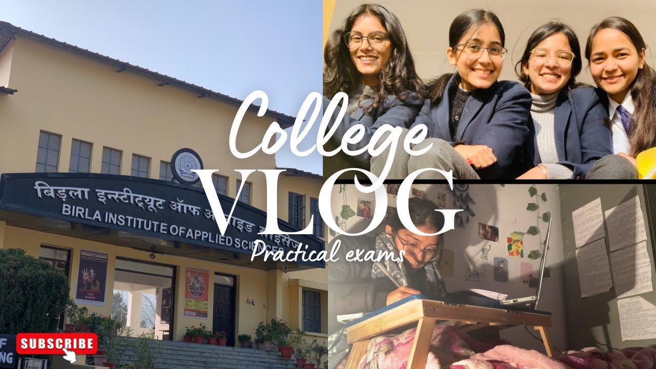 COLLEGE VLOG😂| external practical Exams📚 || Study vlog | fun | friends✨