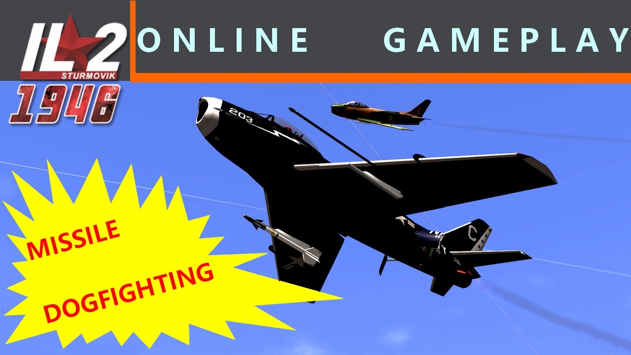 iL-2 1946 gameplay : missile dogfighting