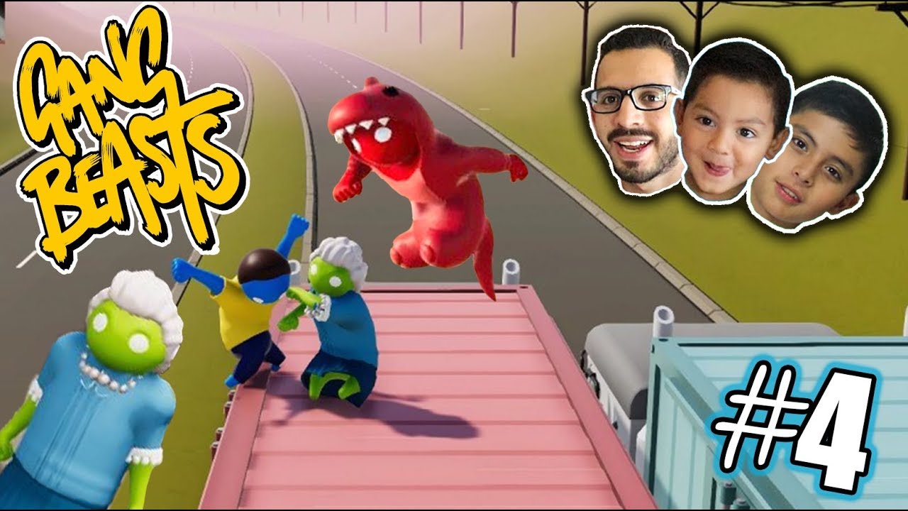 Luchas Locas con Granny | Gang Beasts 4 | Juegos Karim Juega