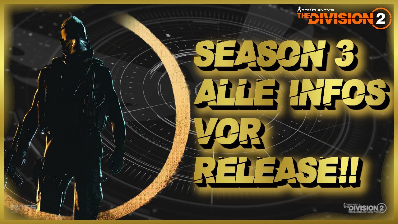 Teaser fürs neue WINTER EVENT & Alle Infos ausm SEASON 3 MASSIVE LIVE STREAM! DIVISION 2