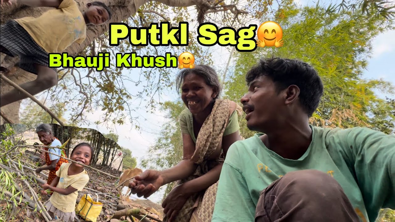 गच्छ कर मछरी 😅|| Putkal Sag|| Village Vlogs||
