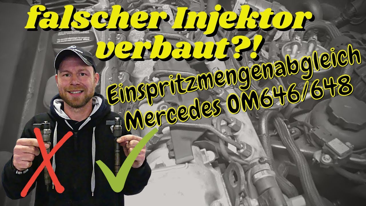 Falscher Injektor im Mercedes W211 OM646?! | Einspritzmengenabgleich | MB Youngtimer Parts