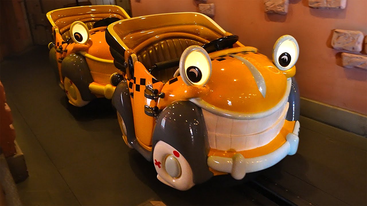 Roger Rabbit's Car Toon Spin - Tokyo Disneyland Ride [4K POV]
