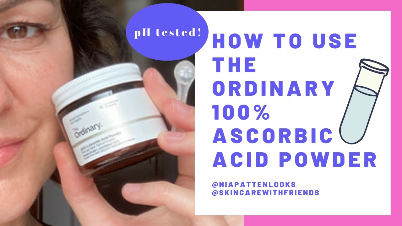 How to Use The Ordinary Vitamin C/Ascorbic Acid Powder