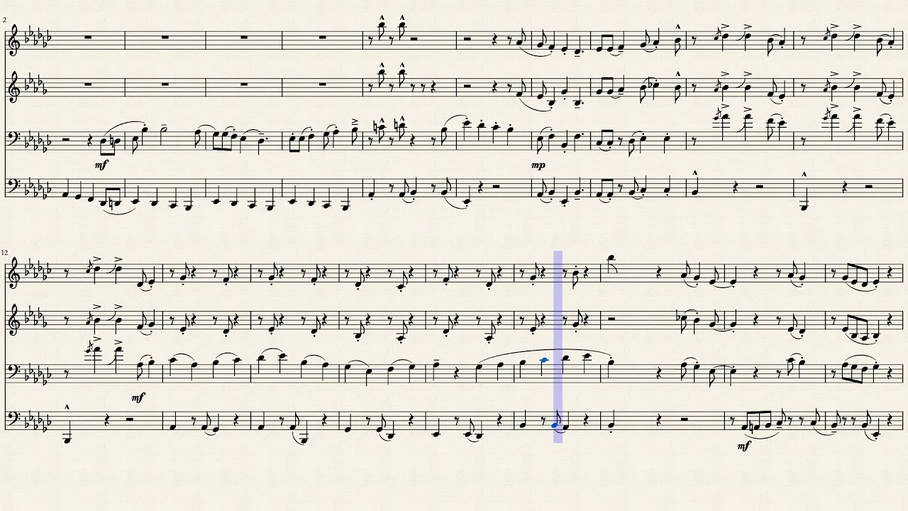 Merry Christmas, Mr. Bean - Sheet Music