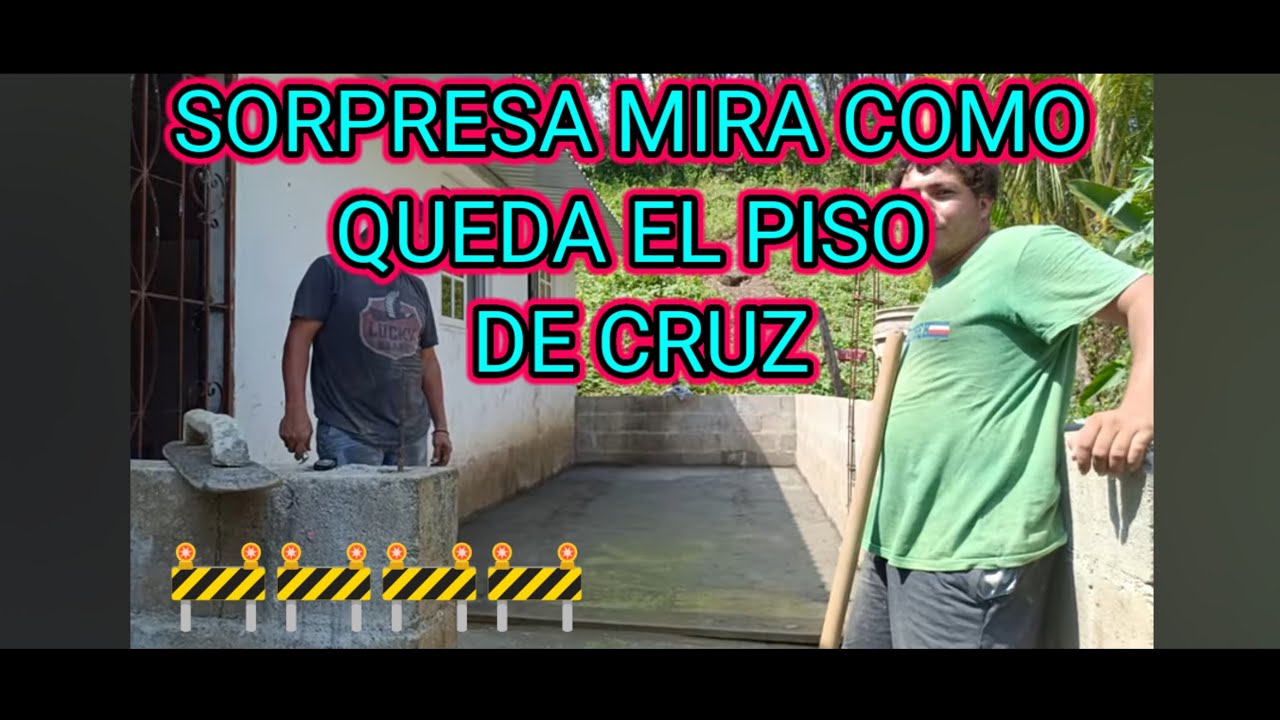 ES INCREÍBLE EL GRAN AVANCE DEL PISO DEL CORREDOR DE CRUZ MARICELA 😱
