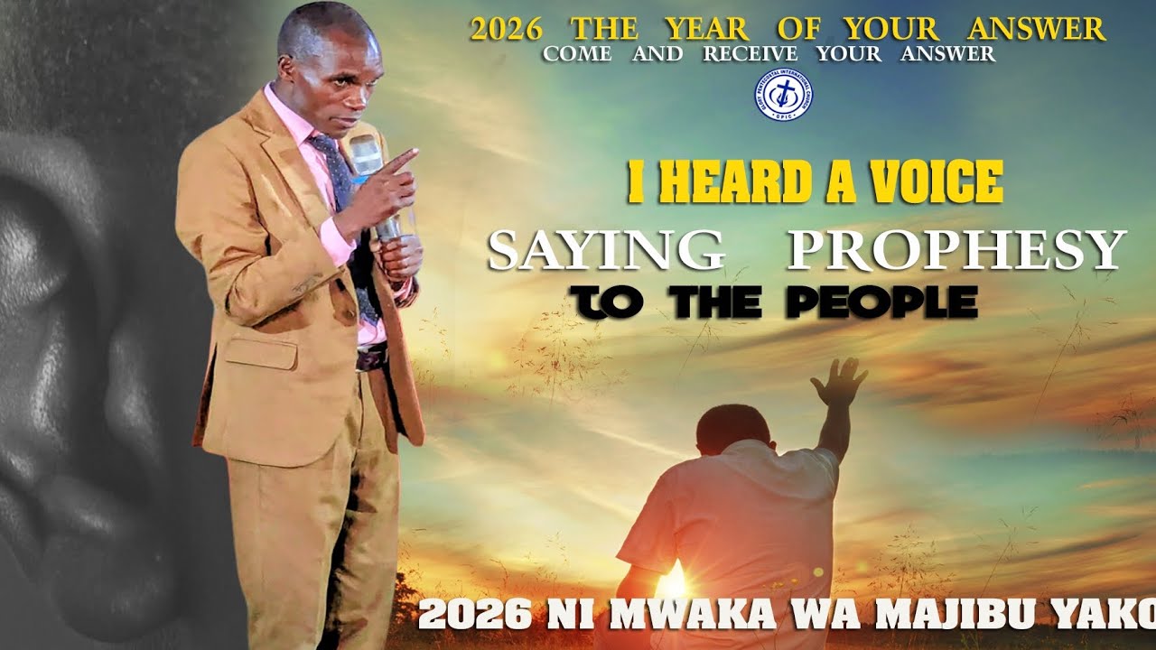 I heard a voice saying prophesy to the people