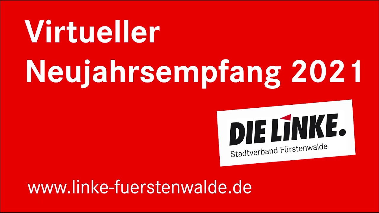 DIE LINKE. virtueller Neujahrsempfang 2021