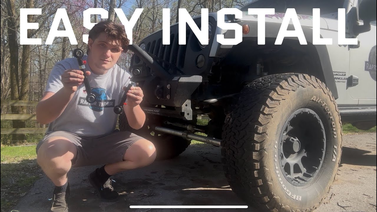 Installing Sway Bar Disconnects on a Jeep Wrangler | 07-18 | Install | 4K