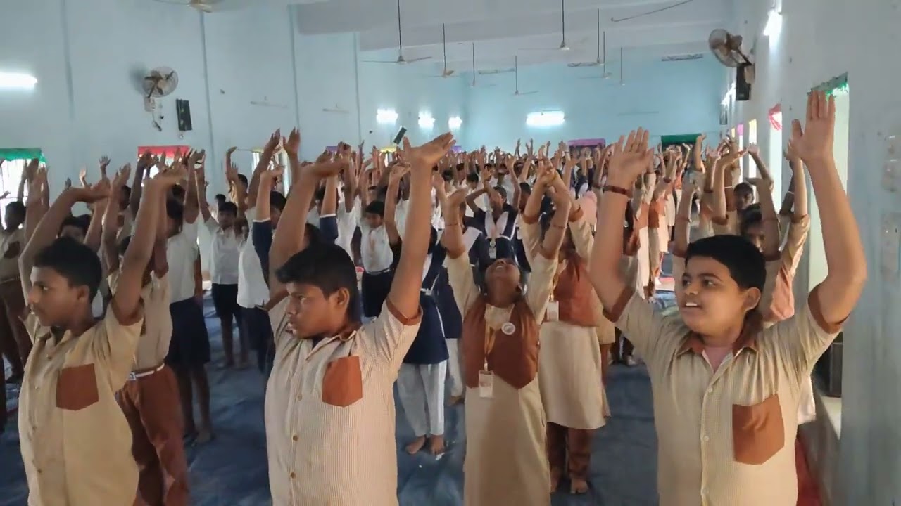 #Surya #Namaskara On Slow School Chatrapur