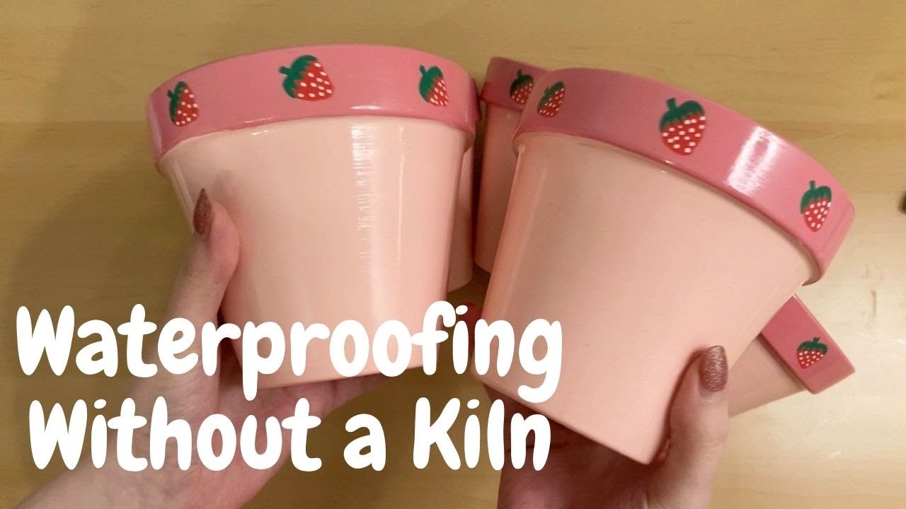 Varnishing And Waterproofing Hand Painted Plant Pots Without A Kiln