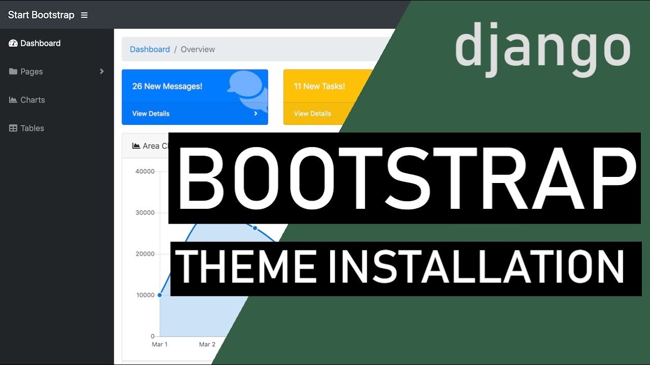 Установка темы Django Bootstrap