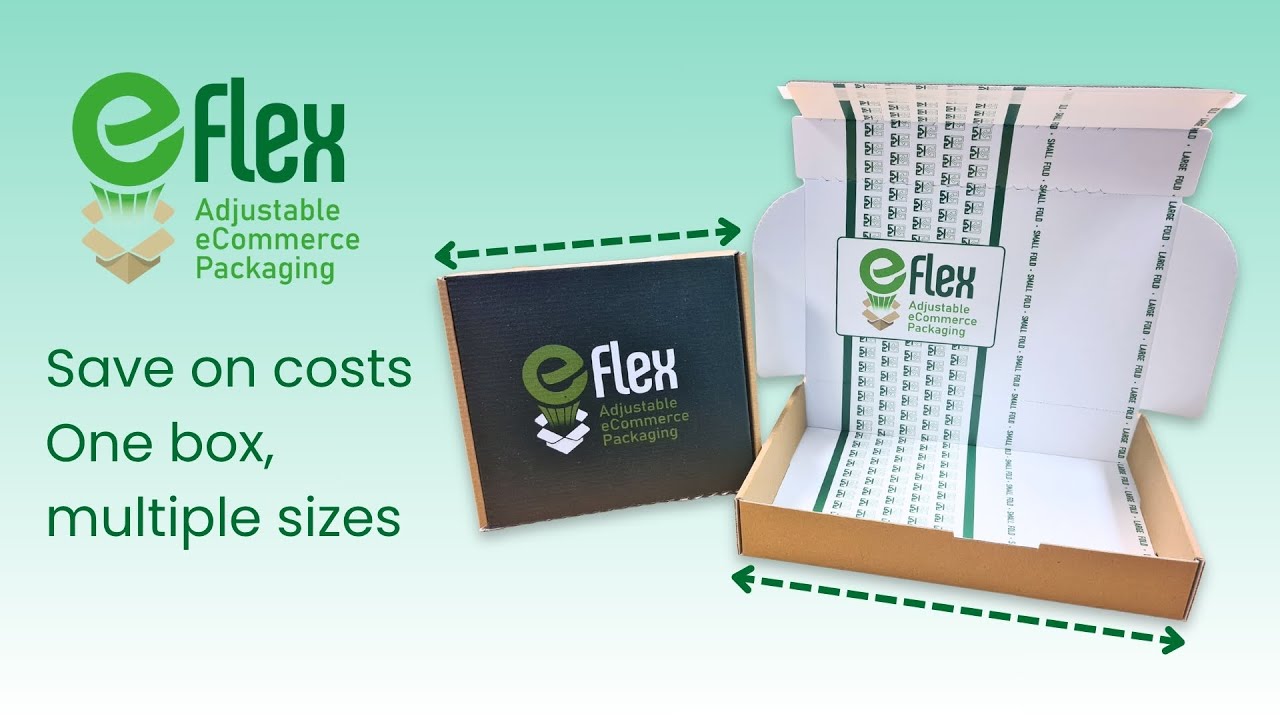 eFlex – Adjustable eCommerce Box by Reedbut Group | One Blank Size, Multiple Box Dimensions