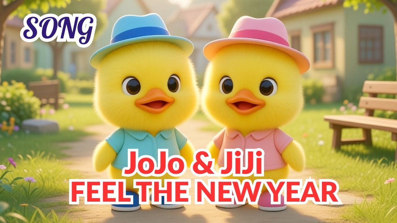 Duck & Chick Go Out to Feel the New Year Song 🦆🐥 | Juli A Julie A Kids Channel
