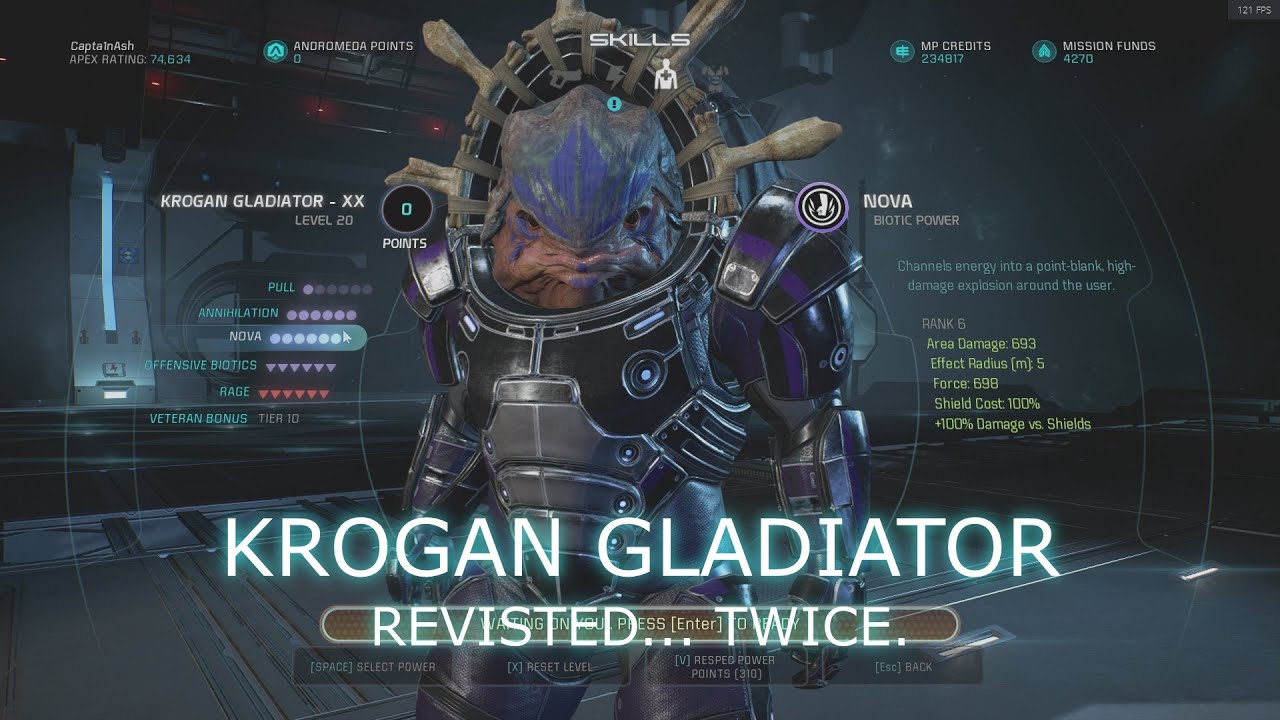 Krogan Gladiator Revisited - Mass Effect Andromeda Multiplayer